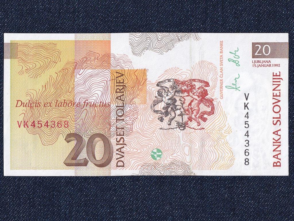 Szlov&eacute;nia 20 tolar bankjegy