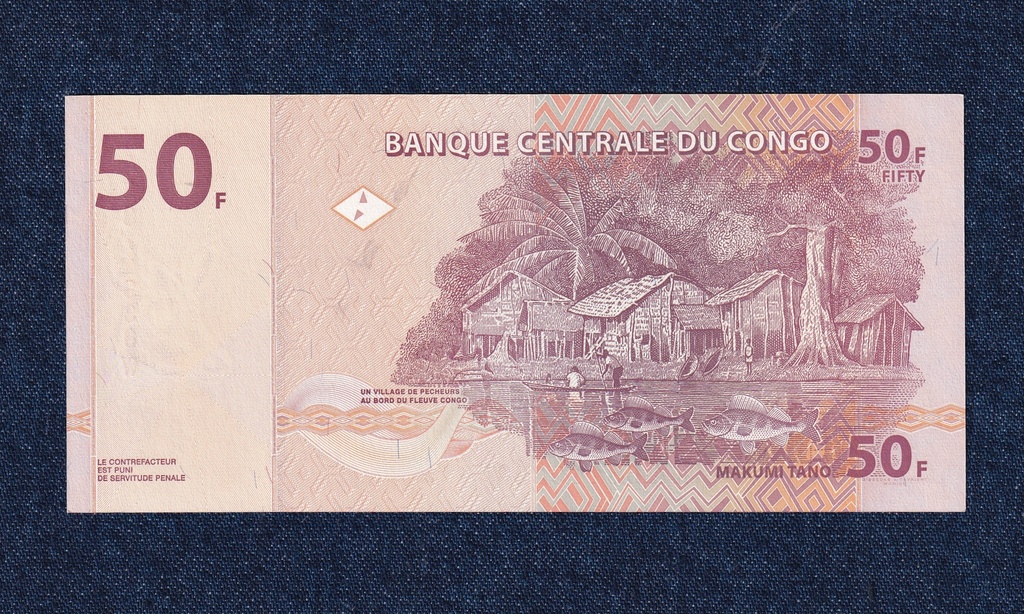 Kong&oacute; (Zaire) 50 frank bankjegy