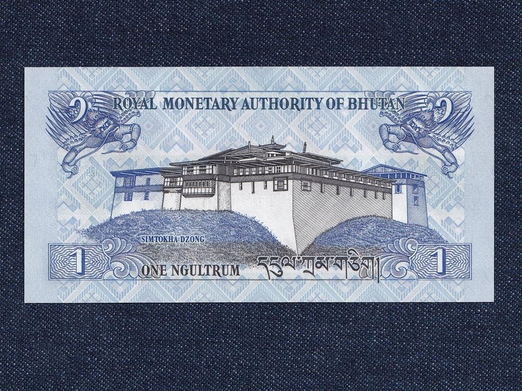 Bhut&aacute;n Dzsigme Keszar Namgyal Vangcsuk (2006-0) 1 Ngultrum bankjegy