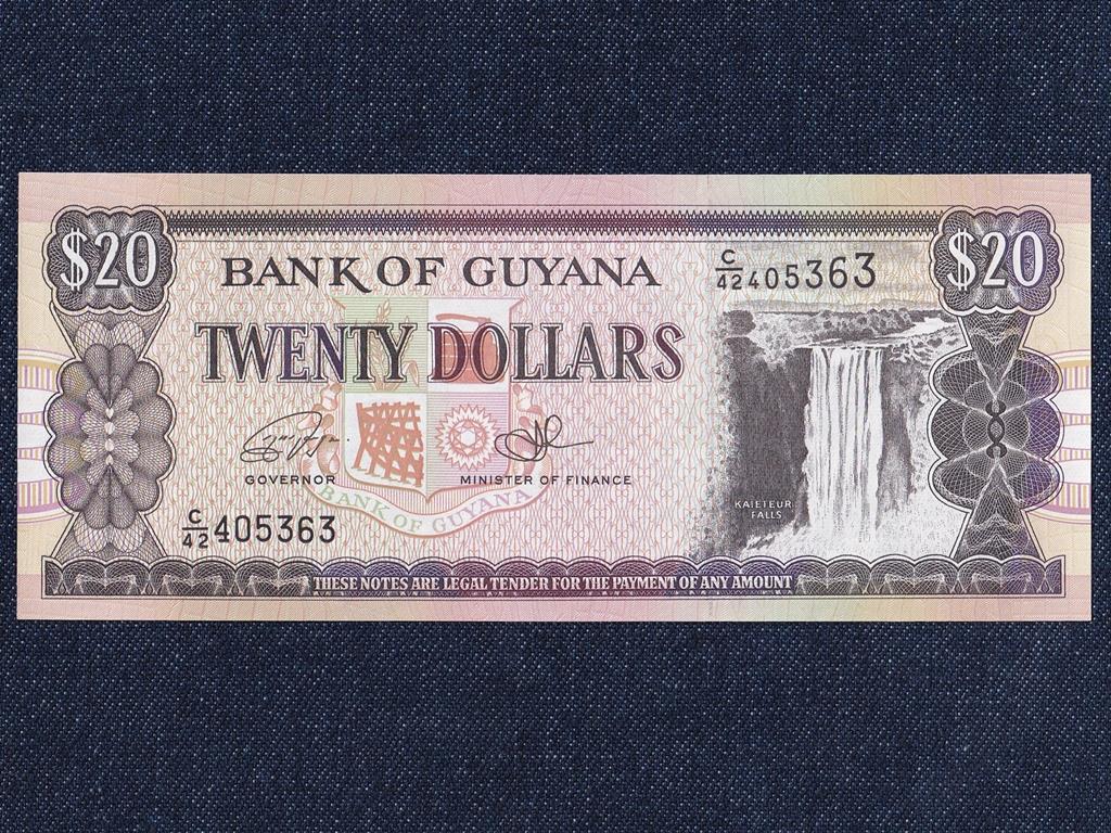 Guyana 20 doll&aacute;r bankjegy