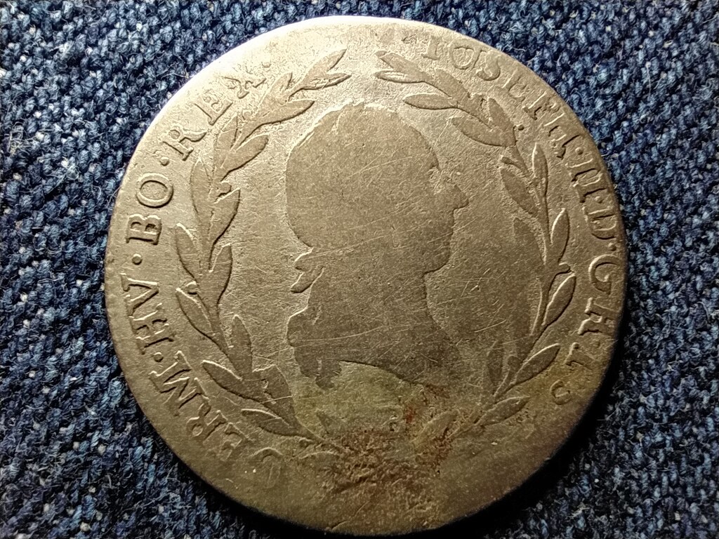 Ausztria II. J&oacute;zsef (1780-1790) .500 ez&uuml;st 10 Krajc&aacute;r
