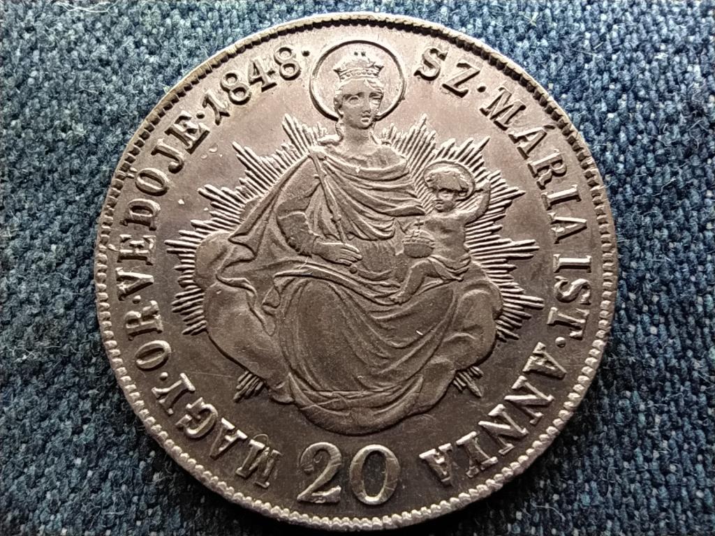 Magyarorsz&aacute;g Szabads&aacute;gharc (1848-1849) .583 Ez&uuml;st 20 Krajc&aacute;r 