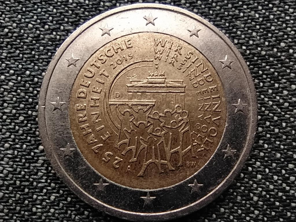 N&eacute;metorsz&aacute;g 25 &eacute;ves a n&eacute;met egys&eacute;g 2 Euro