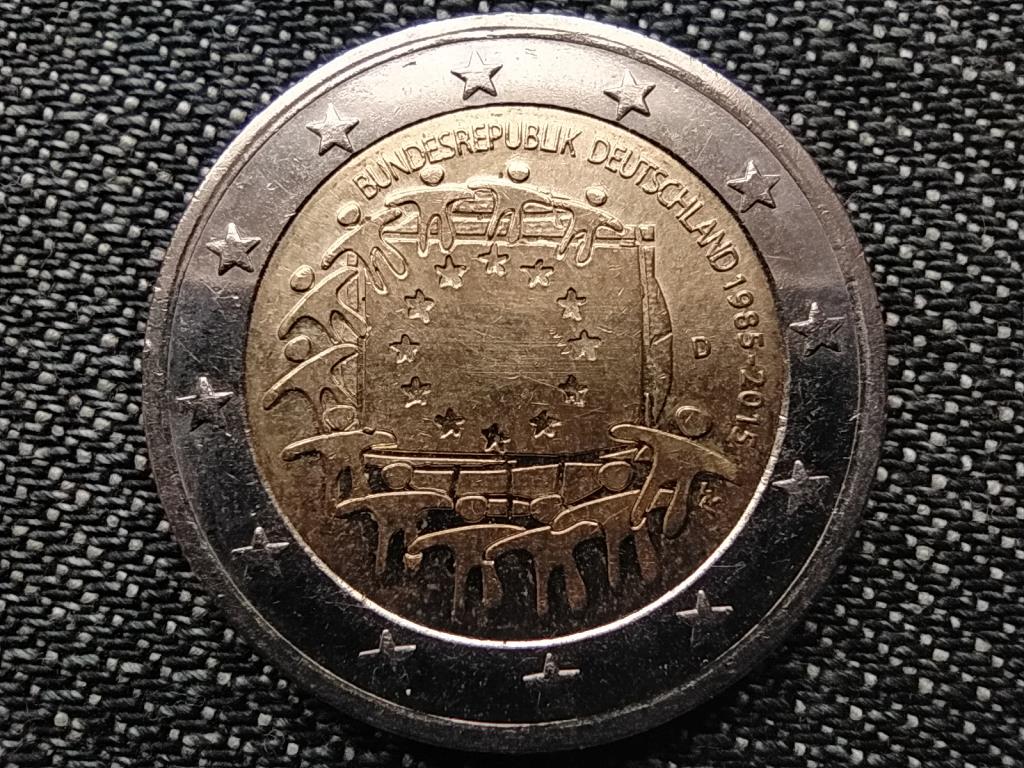 N&eacute;metorsz&aacute;g 30 &eacute;ves az EU z&aacute;szl&oacute; 2 Euro