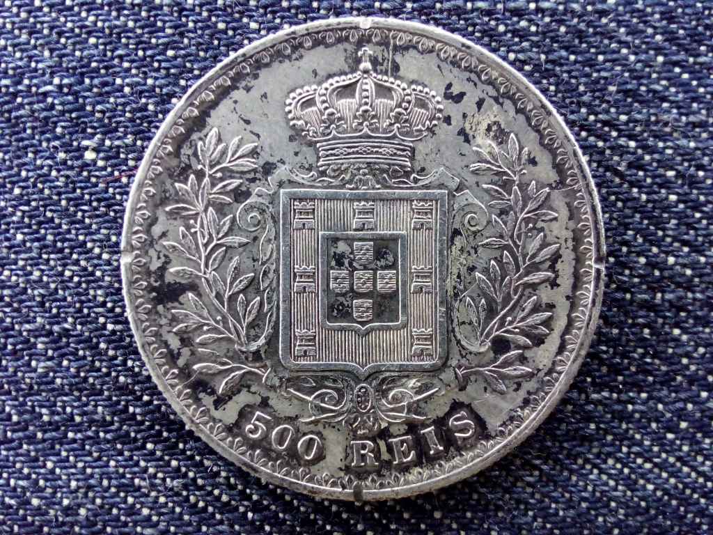 Portug&aacute;lia I. K&aacute;roly (1889 &ndash; 1908) .917 ez&uuml;st 500 reis