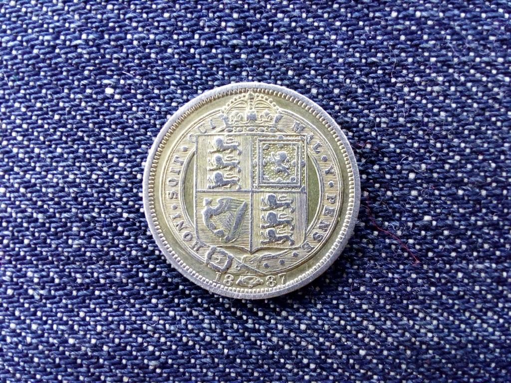 Anglia Vikt&oacute;ria (1837-1901) .925 ez&uuml;st 6 Pence