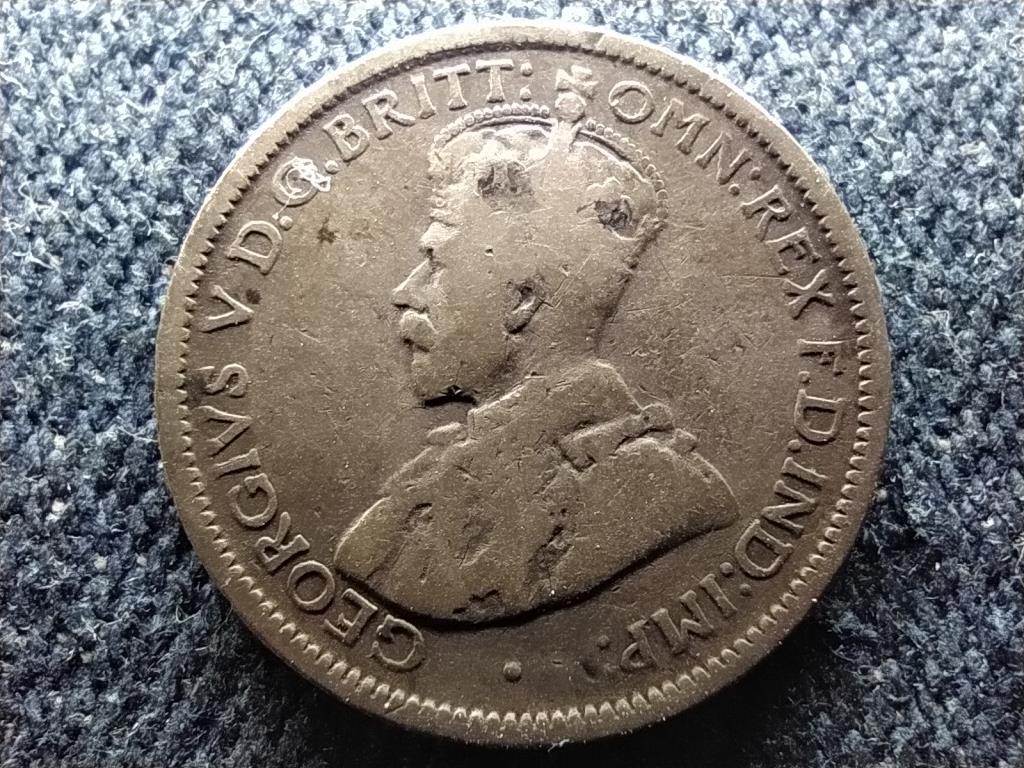Ausztr&aacute;lia V. Gy&ouml;rgy (1910-1936) .925 6 Penny