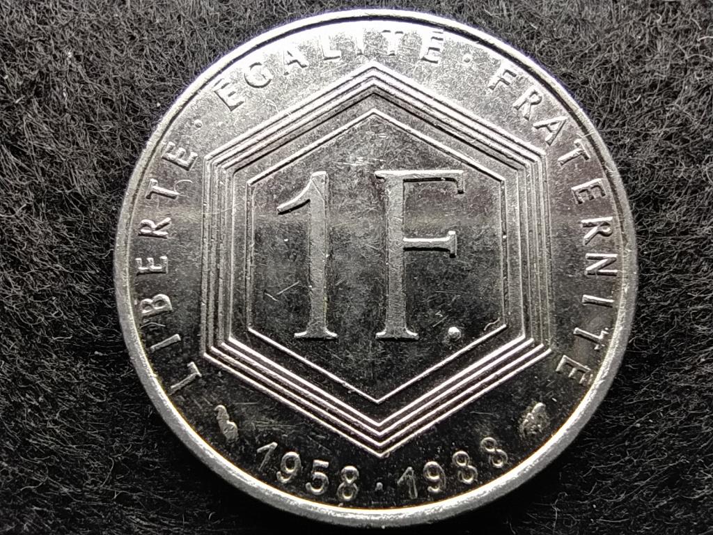 Franciaorsz&aacute;g 1 frank Charles de Gaulle