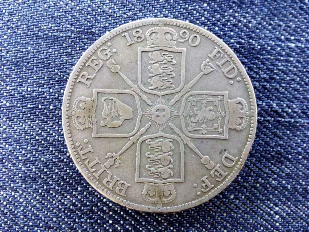 Anglia Vikt&oacute;ria (1837-1901) .925 ez&uuml;st 2 Florin