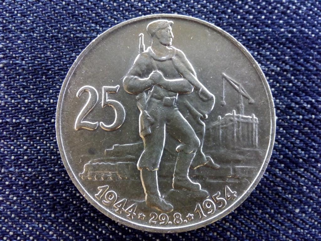 Csehszlov&aacute;kia 10 &eacute;ves a szlov&aacute;k felkel&eacute;s .500 ez&uuml;st 25 Korona