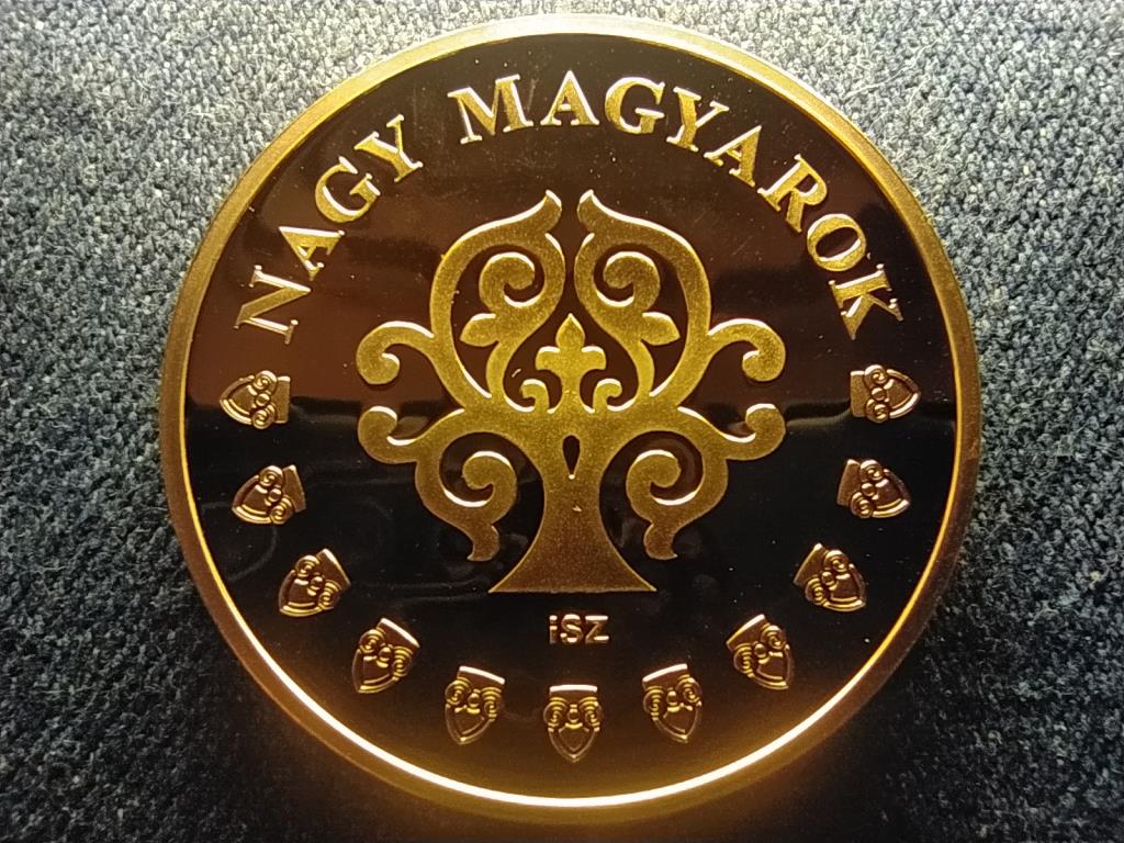 Nagy Magyarok Sz&eacute;chenyi Istv&aacute;n aranyozott r&eacute;z &eacute;rem
