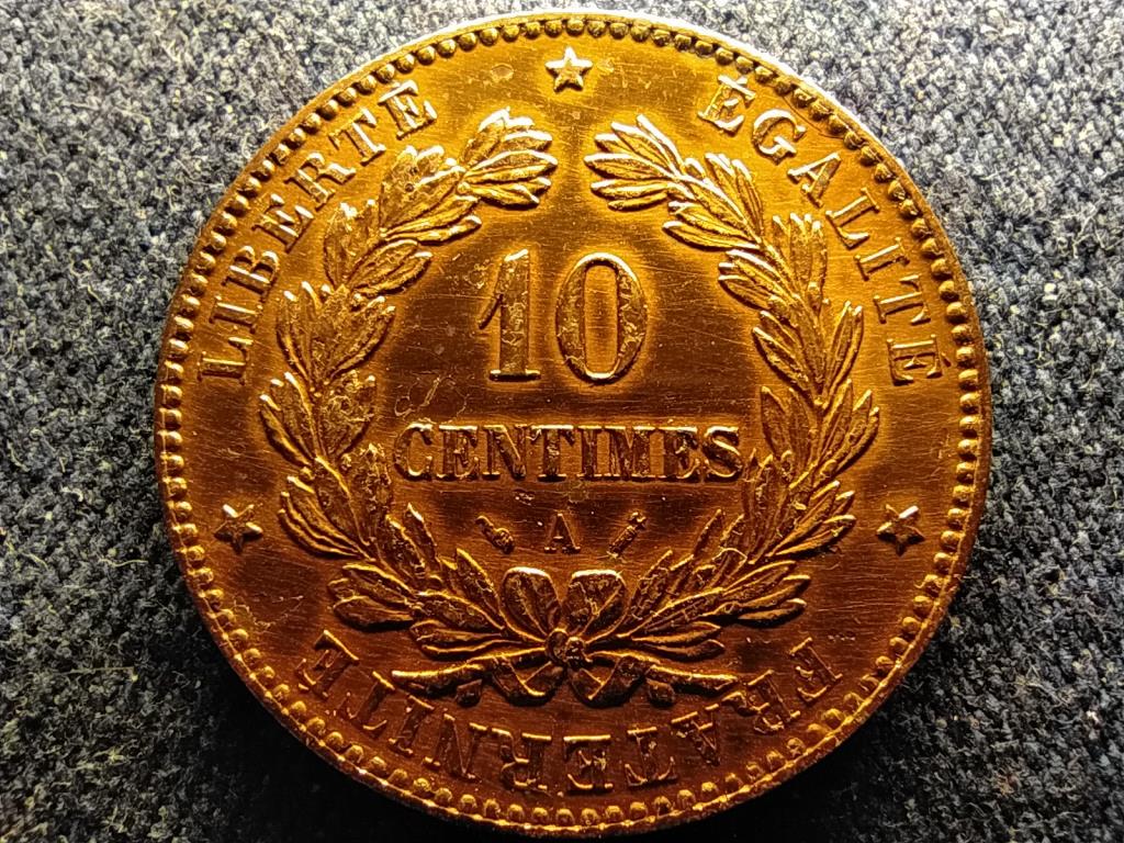 Franciaorsz&aacute;g Harmadik K&ouml;zt&aacute;rsas&aacute;g 10 Centimes