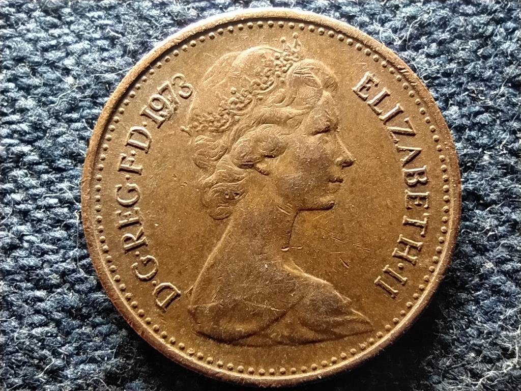 Anglia II. Erzs&eacute;bet (1952-) 1/2 &Uacute;j Penny