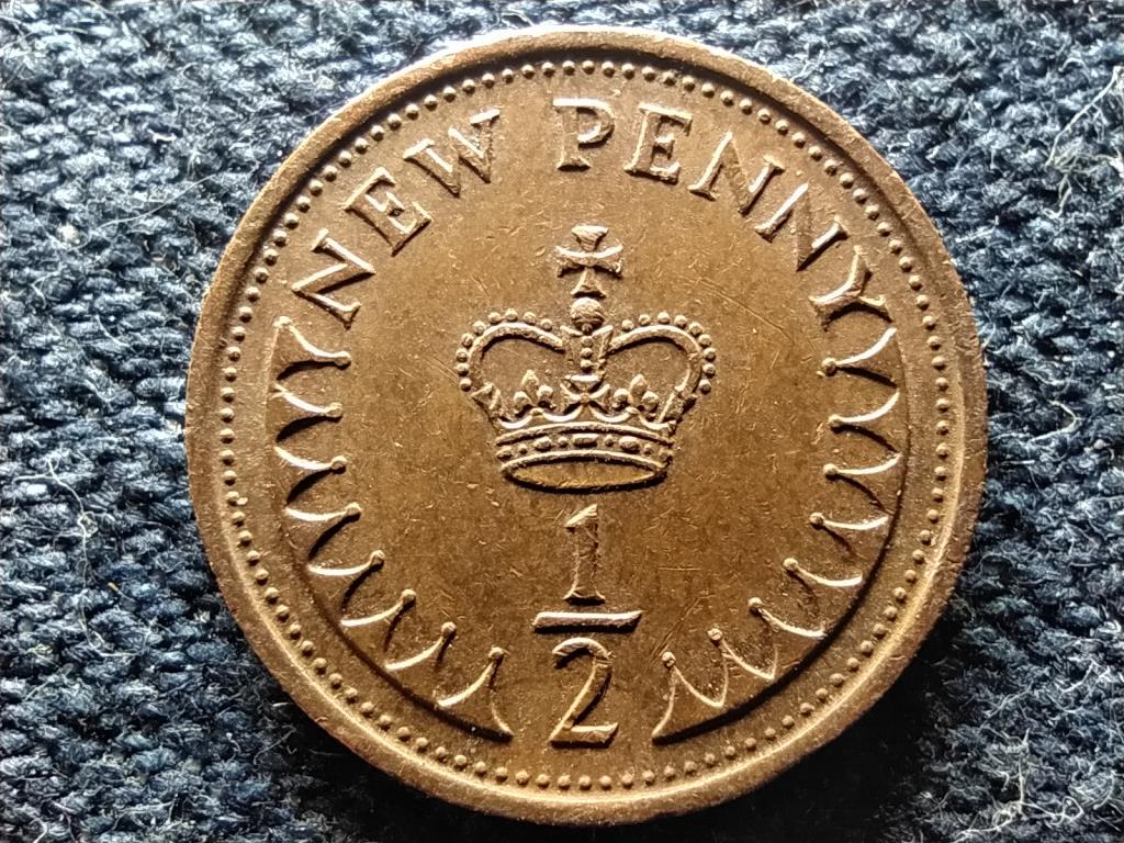 Anglia II. Erzs&eacute;bet (1952-) 1/2 &Uacute;j Penny