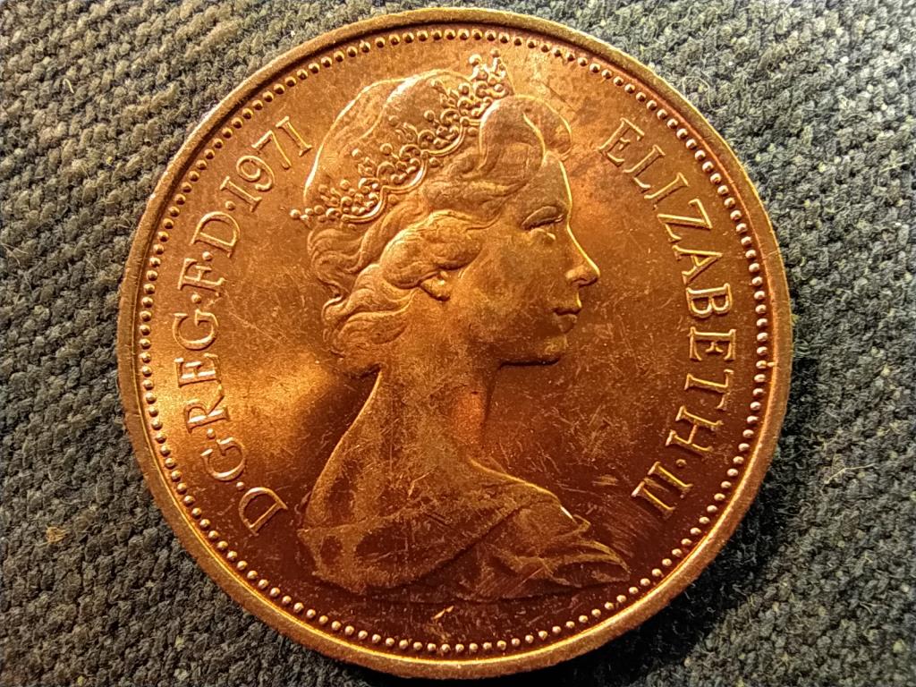 Anglia II. Erzs&eacute;bet (1952-2022) 2 &Uacute;j Penny 