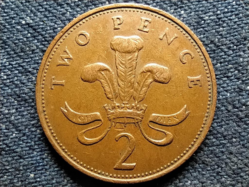Anglia II. Erzs&eacute;bet (1952-) 2 Penny