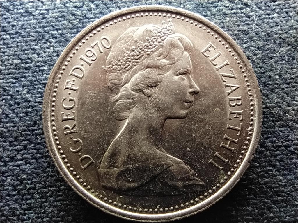 Anglia II. Erzs&eacute;bet (1952-2022) 5 &Uacute;j Penny 