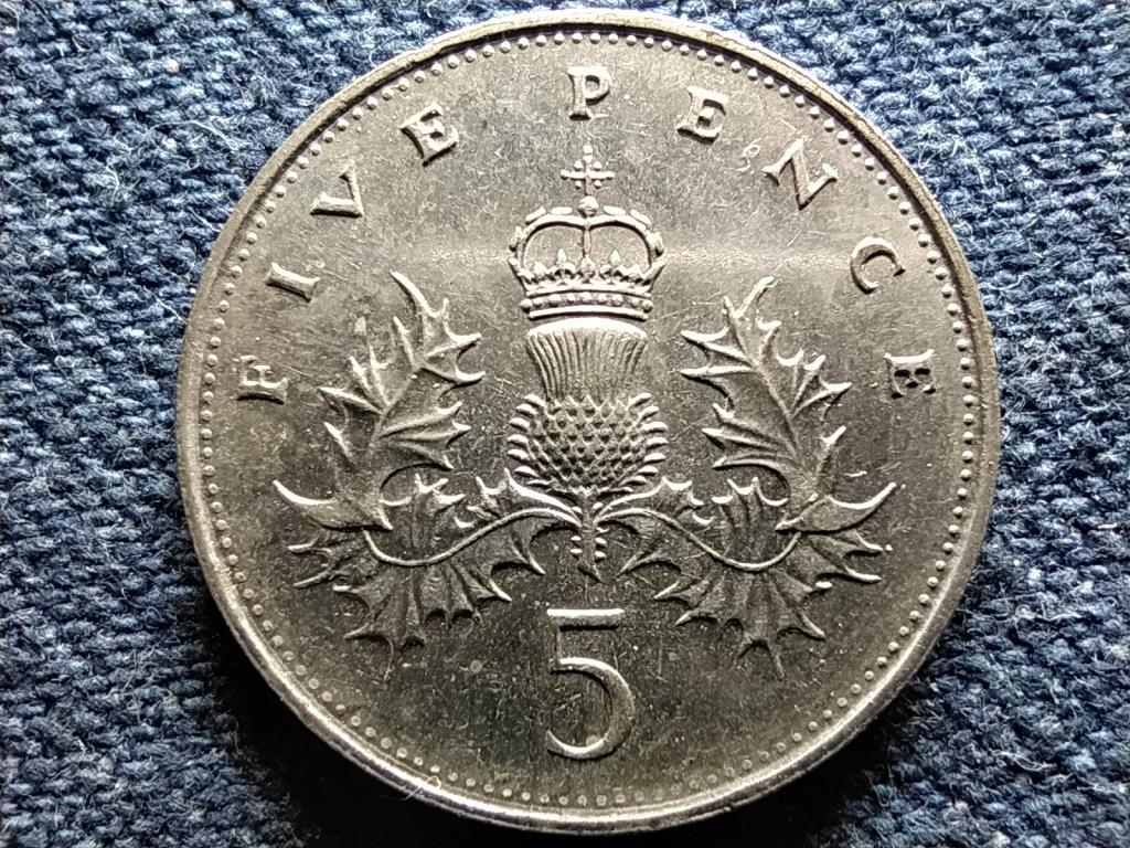 Anglia II. Erzs&eacute;bet (1952-) 5 Penny
