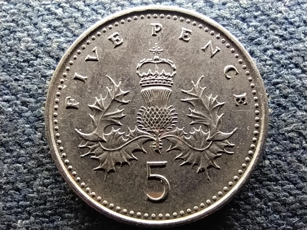 Anglia II. Erzs&eacute;bet (1952-) 5 Penny