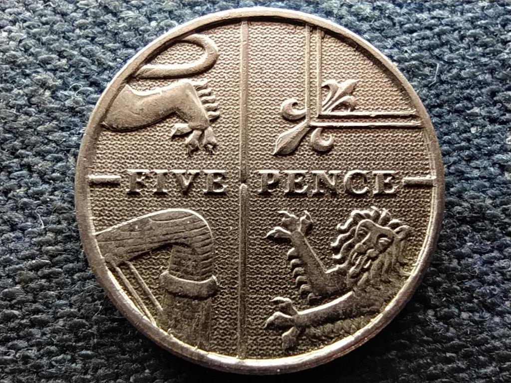 Anglia II. Erzs&eacute;bet (1952-) 5 Penny