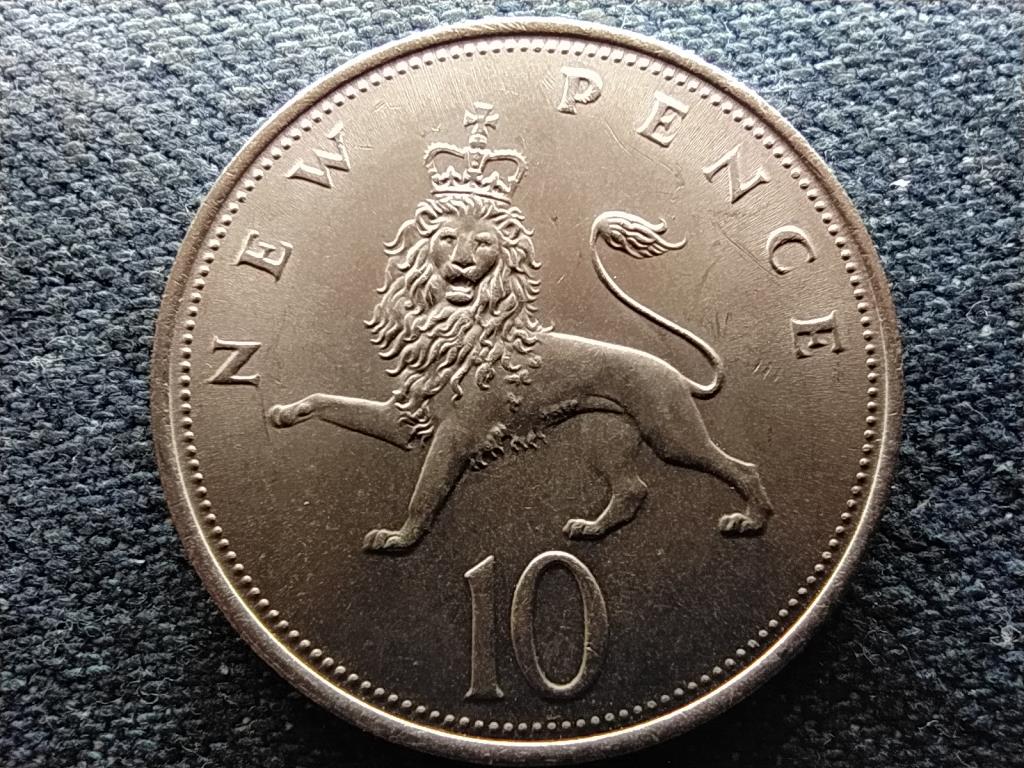 Anglia II. Erzs&eacute;bet (1952-) 10 &Uacute;j Penny