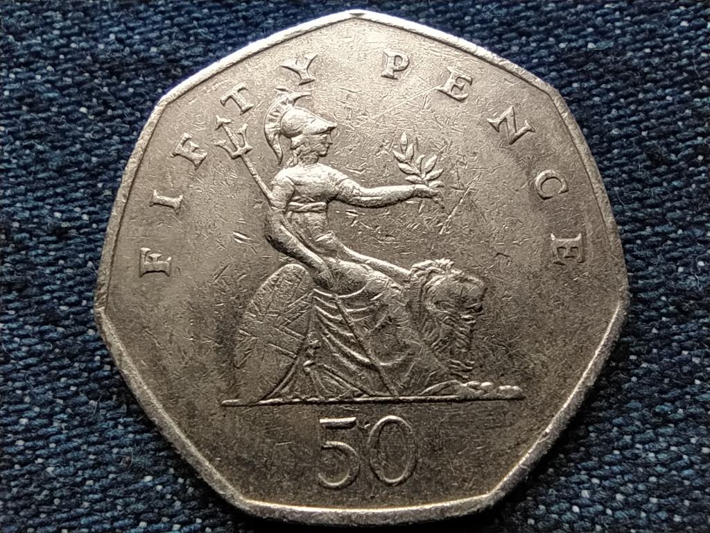 Anglia II. Erzs&eacute;bet (1952-) 50 Penny