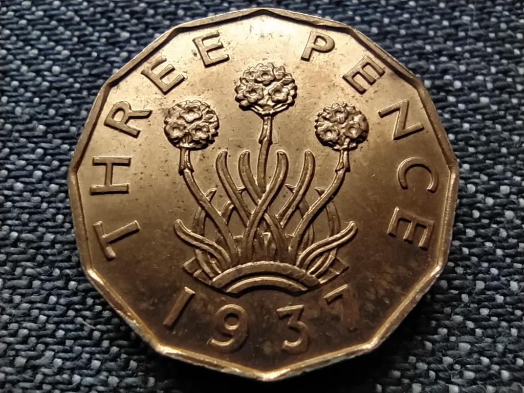 Anglia VI. Gy&ouml;rgy (1936-1952) 3 Pence