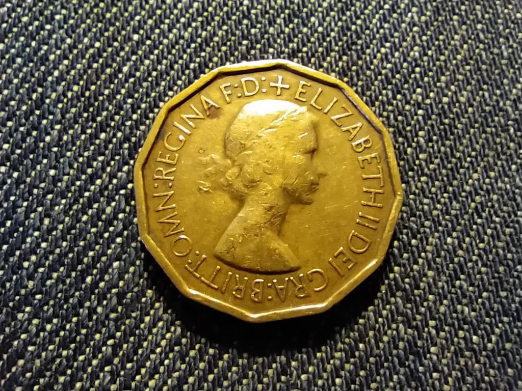 Anglia II. Erzs&eacute;bet (1952-) 3 Penny