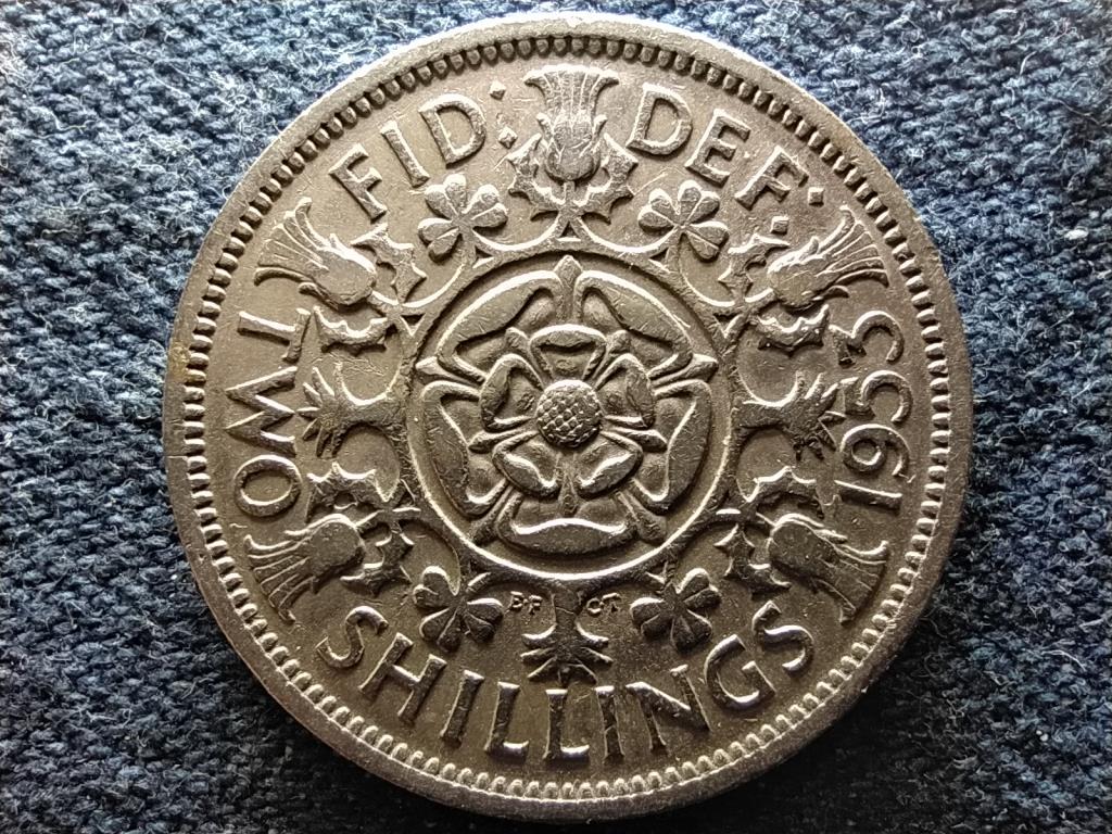 Anglia II. Erzs&eacute;bet (1952-) 2 Shilling