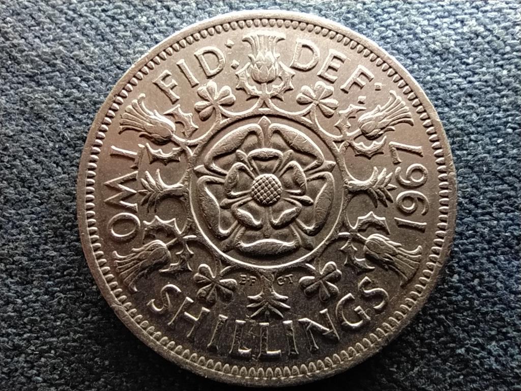 Anglia II. Erzs&eacute;bet (1952-) 2 Shilling