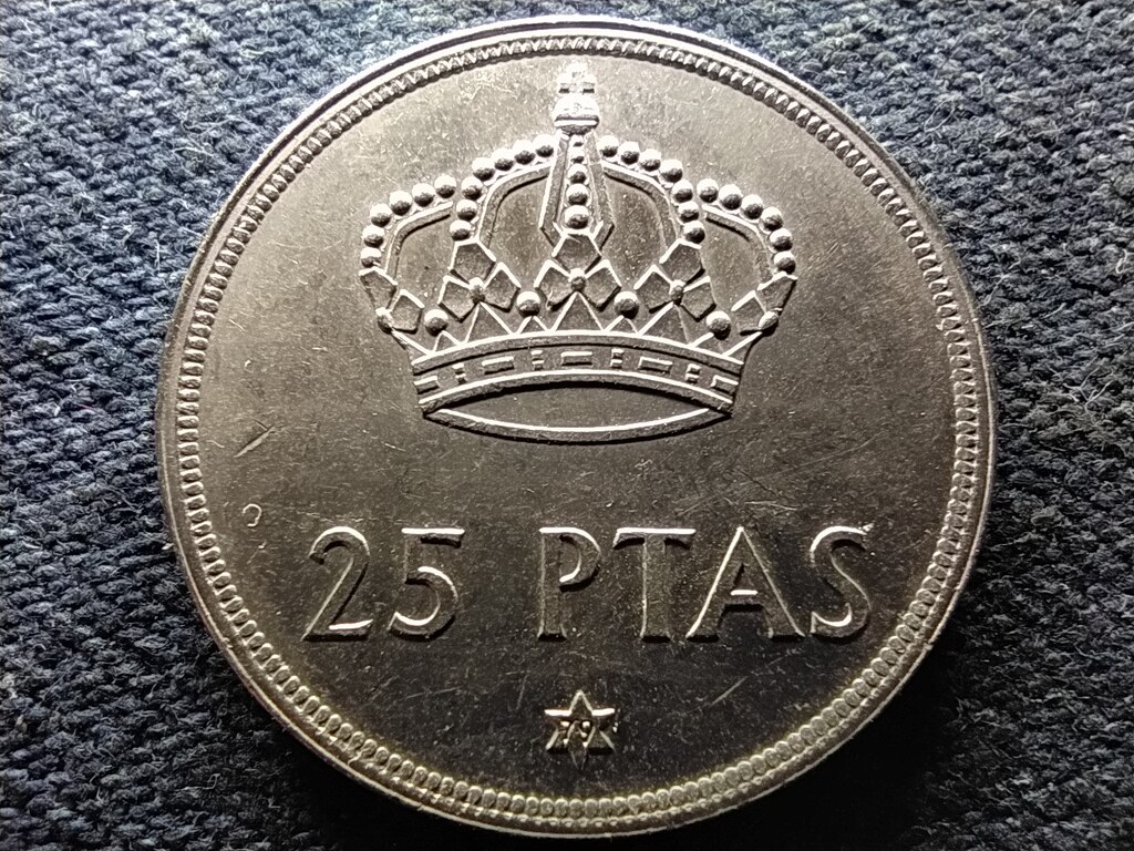Spanyolorsz&aacute;g I. J&aacute;nos K&aacute;roly (1975-2014) 25 Peseta 1975