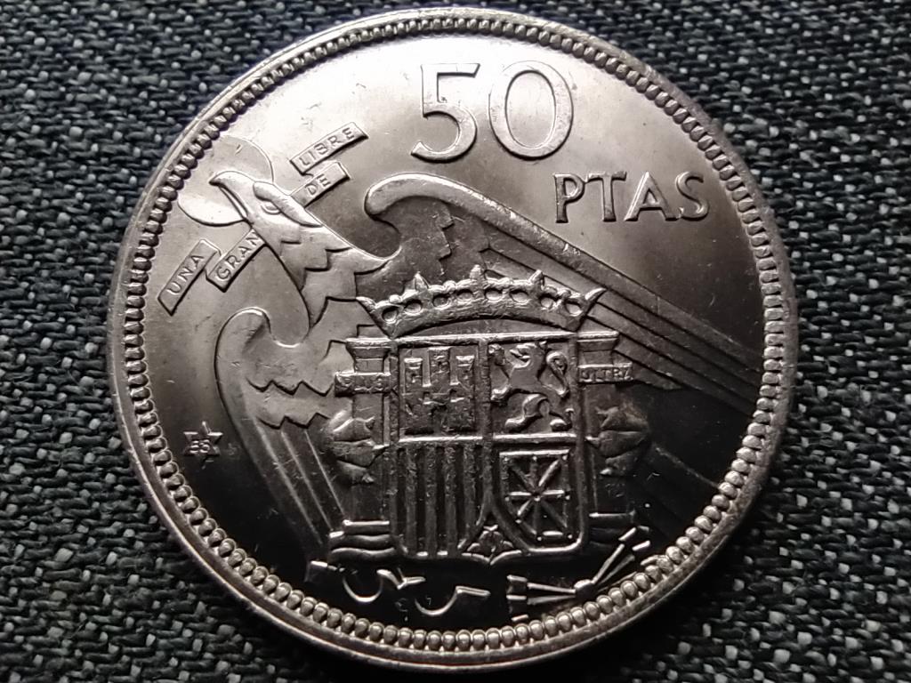 Spanyolorsz&aacute;g Francisco Franco (1936-1975) 50 Peseta 1957