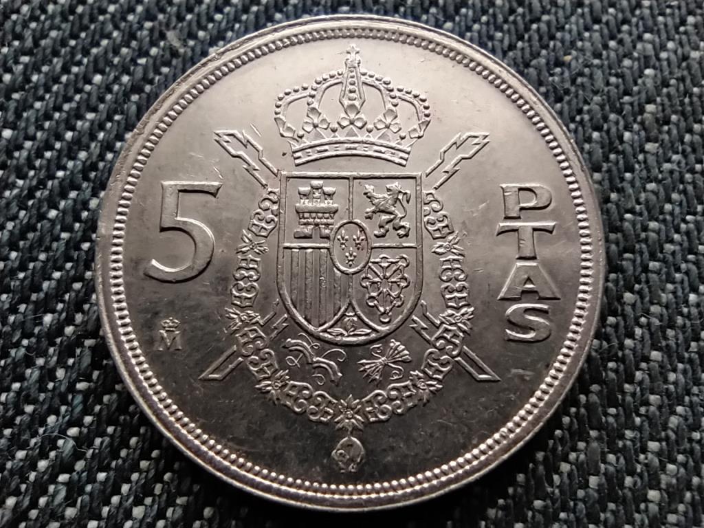 Spanyolorsz&aacute;g I. J&aacute;nos K&aacute;roly (1975-2014) 5 Peseta