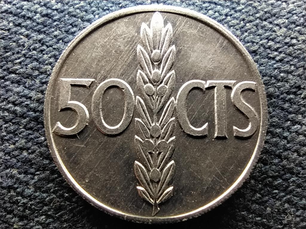 Spanyolorsz&aacute;g Francisco Franco (1936-1975) 50 Centimos 1966