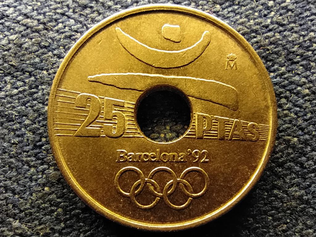 Spanyolorsz&aacute;g Barcelona 92 Diszkoszvet&eacute;s 25 Peseta