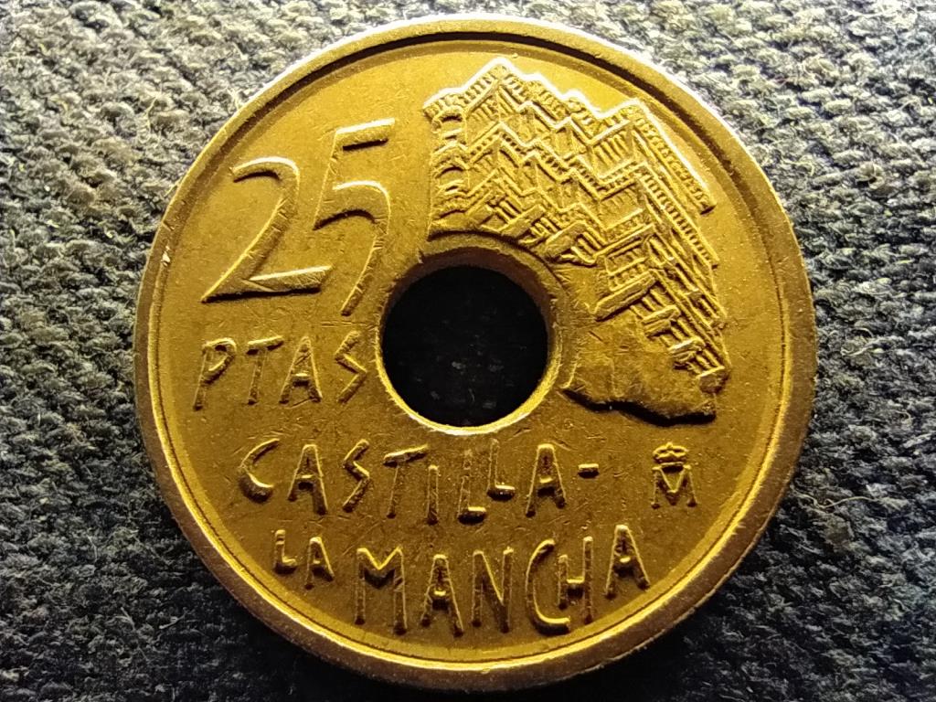 Spanyolorsz&aacute;g Castilla-La Mancha 25 Peseta