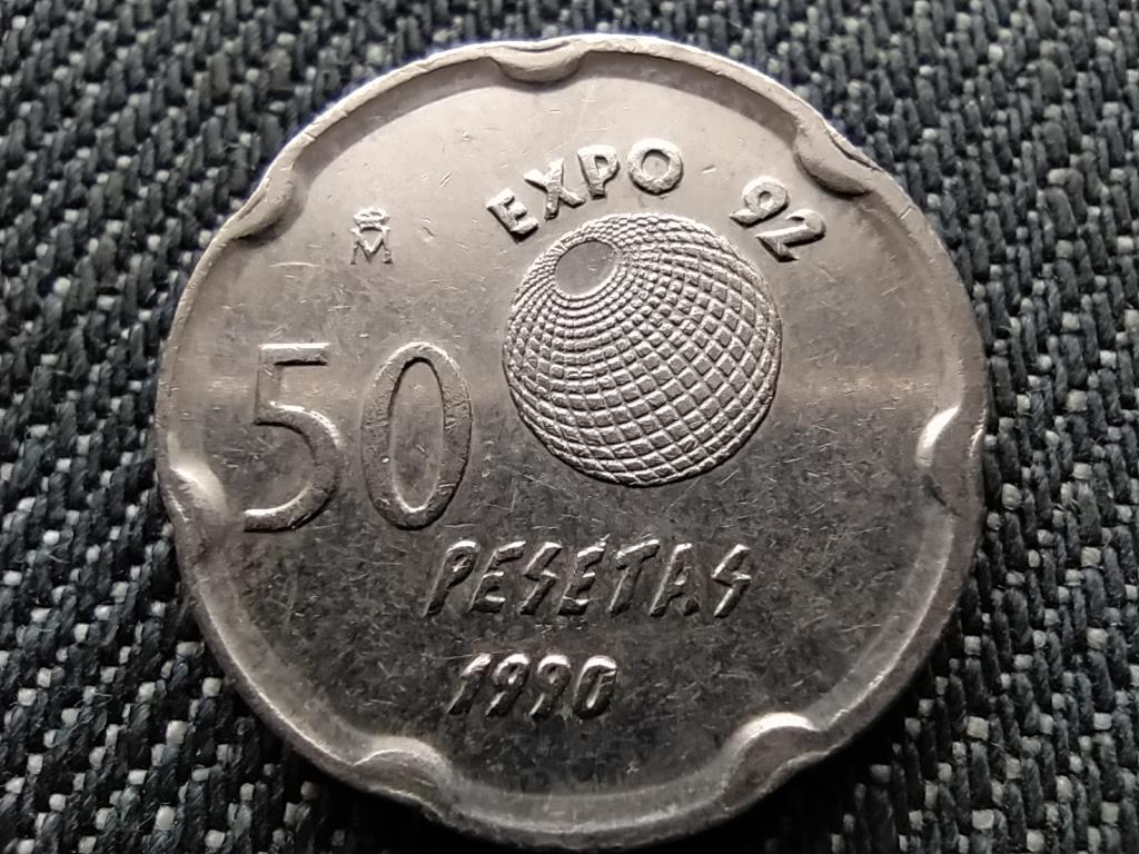 Spanyolorsz&aacute;g Expo 92 50 Peseta