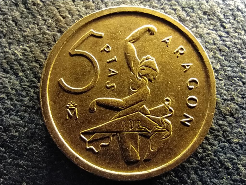 Spanyolorsz&aacute;g Aragon 5 Peseta