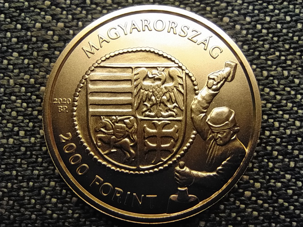 I. Ul&aacute;szl&oacute; aranyforintja 2000 Forint