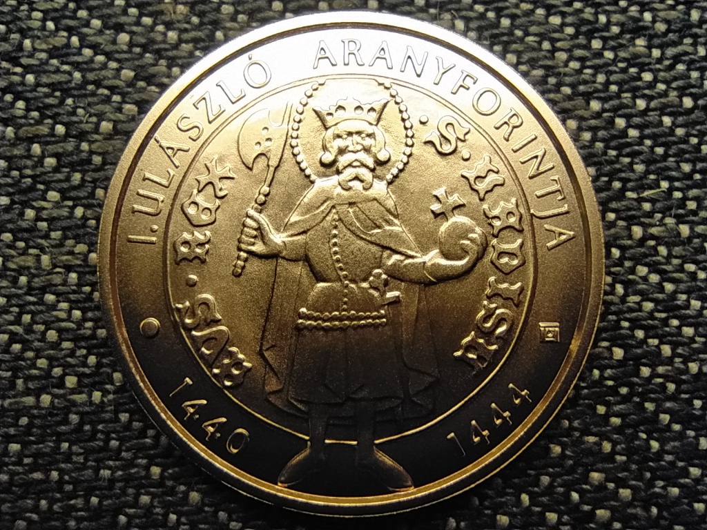 I. Ul&aacute;szl&oacute; aranyforintja 2000 Forint