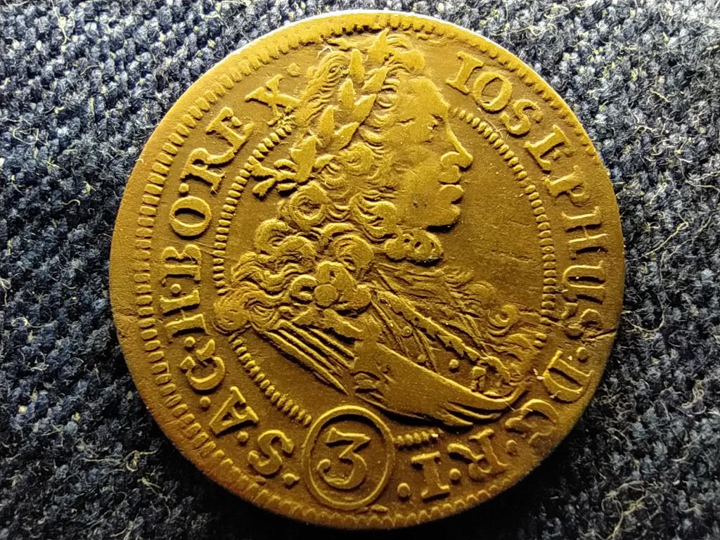 Ausztria I. J&oacute;zsef (1705-1711) ez&uuml;st 3 Krajc&aacute;r