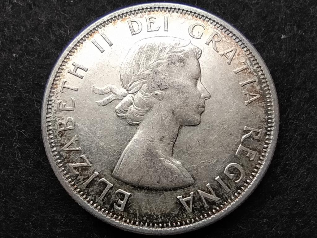 Kanada II. Erzs&eacute;bet .800 ez&uuml;st 50 Cent