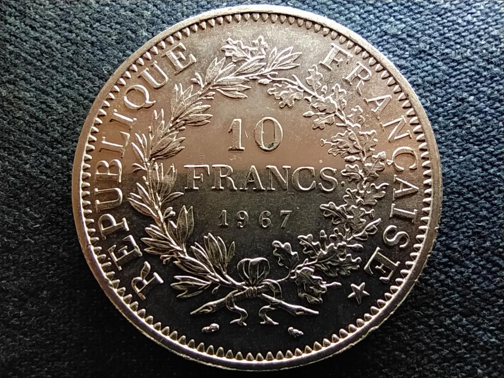 Franciaorsz&aacute;g .900 ez&uuml;st 10 frank