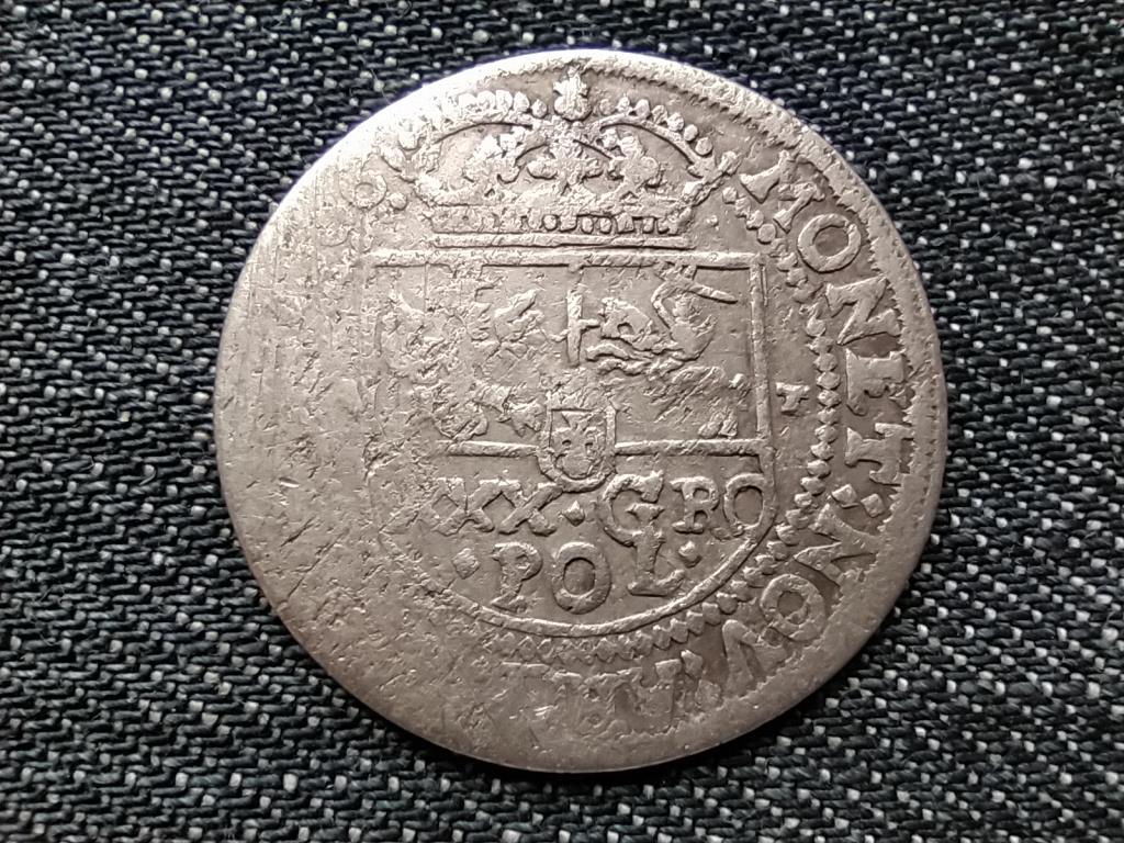 Lengyelorsz&aacute;g Lengyel-Litv&aacute;n Uni&oacute; II. J&aacute;nos K&aacute;zm&eacute;r (1648-1668) ez&uuml;st 30 groszy
