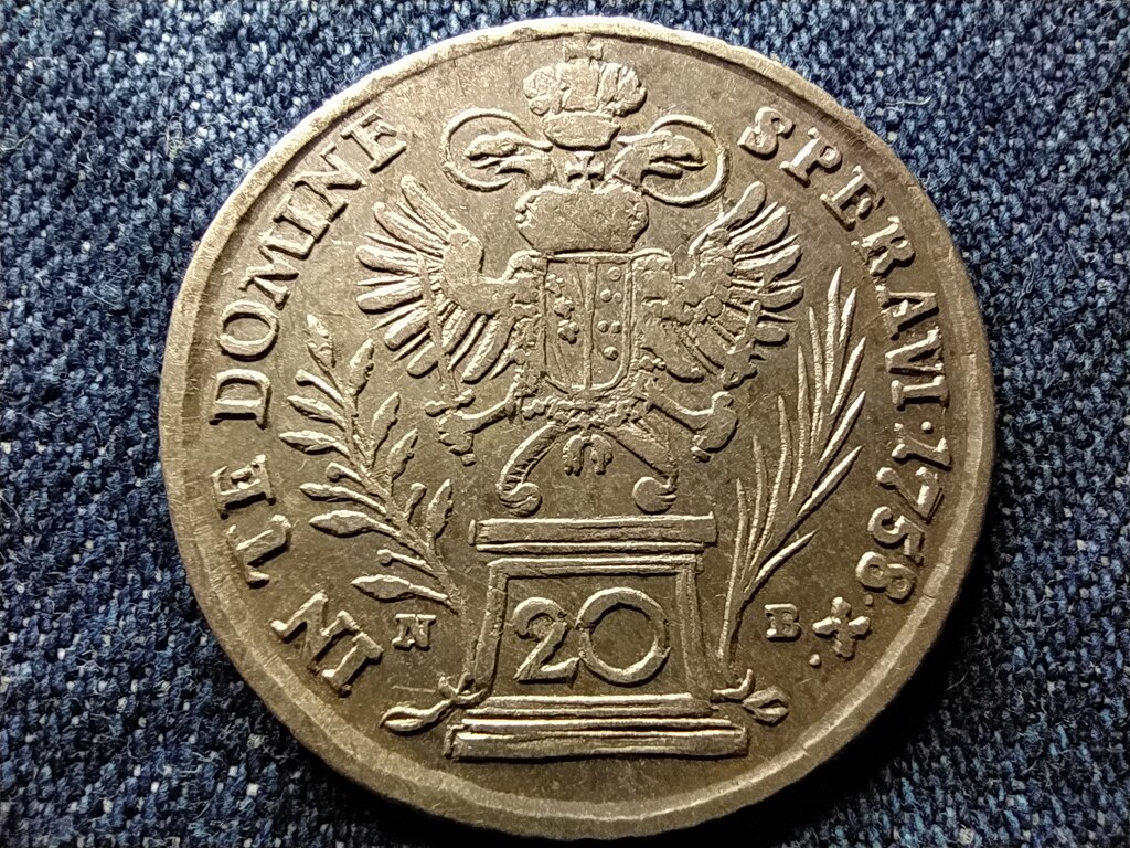 N&eacute;met-R&oacute;mai Birodalom I. (Lotaringiai) Ferenc (1745-1765) .583 Ez&uuml;st 20 Krajc&aacute;r 
