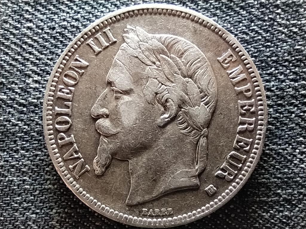 Franciaorsz&aacute;g III. Nap&oacute;leon (1852-1870) .900 ez&uuml;st 5 frank