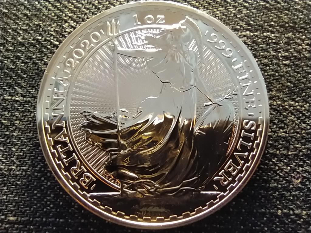 Anglia II. Erzs&eacute;bet Britannia 1 uncia .999 ez&uuml;st 2 Font