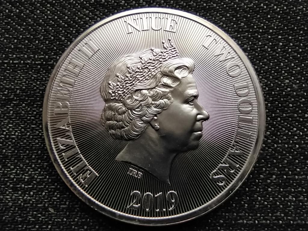 Niue II. Erzs&eacute;bet Az &eacute;let f&aacute;ja 1 uncia .9999 ez&uuml;st 2 doll&aacute;r