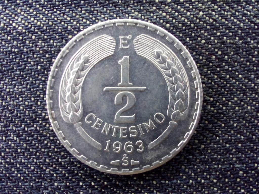 Chile K&ouml;zt&aacute;rsas&aacute;g (1818-0) 1/2 Cent&eacute;simo