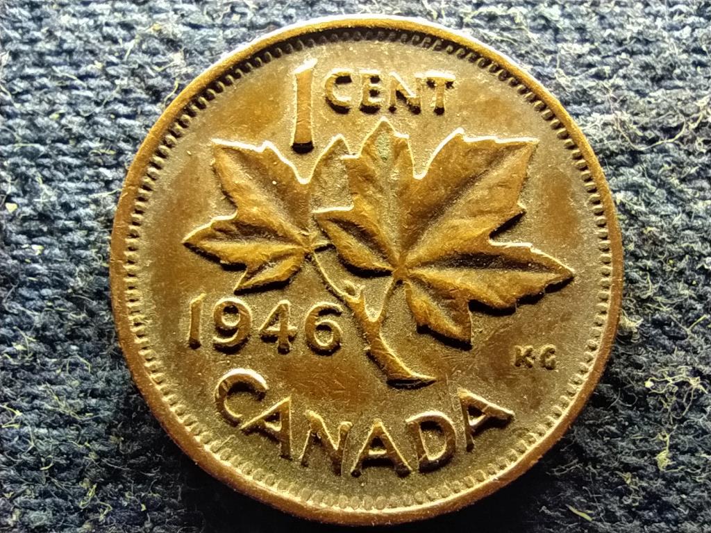 Kanada VI. Gy&ouml;rgy 1 Cent